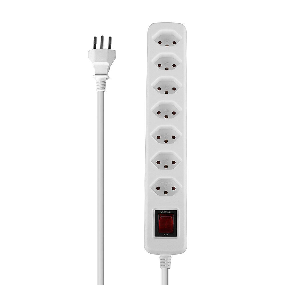 Контакт LINDY LNY-73168 :: 6-портов разклонител, Swiss 3-Pin, бял, с ключна ниска цена с бърза доставка - BestPC.BG