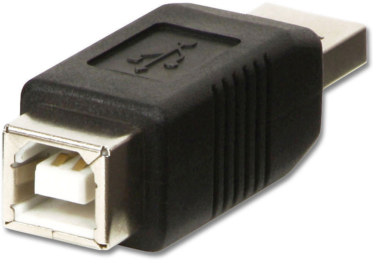 Кабел/адаптер LINDY LNY-71231 :: USB 2.0 преходник, Type A към B, M-Fна ниска цена с бърза доставка - BestPC.BG