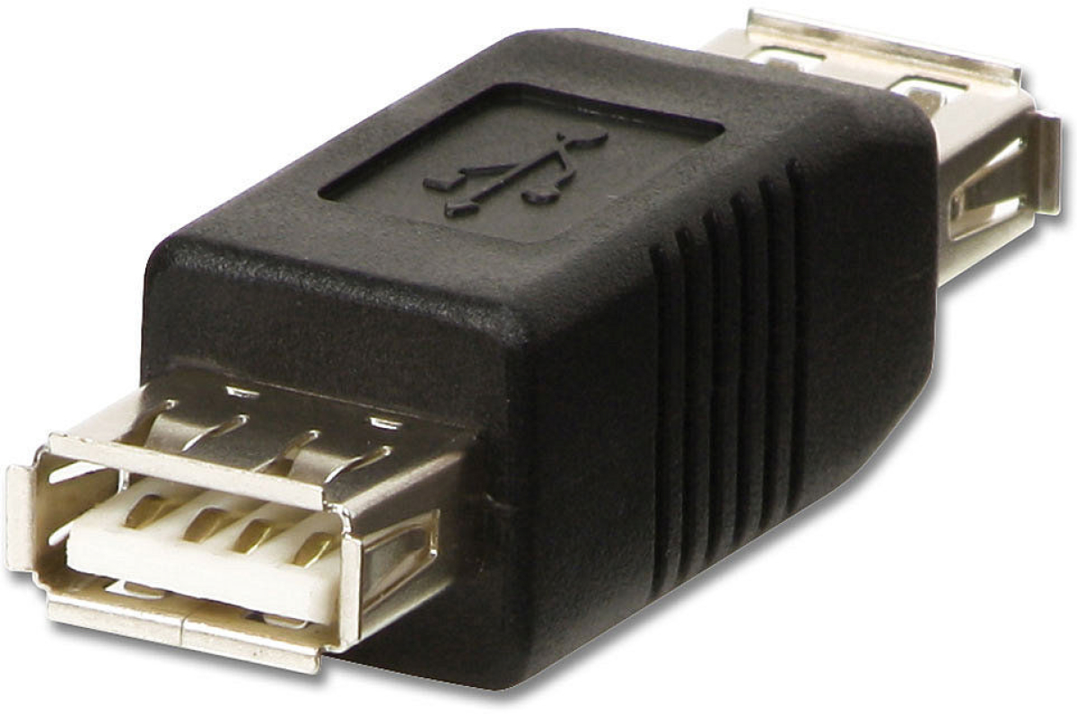 Кабел/адаптер LINDY LNY-71230 :: USB 2.0 преходник, Type A към A, F-Fна ниска цена с бърза доставка - BestPC.BG