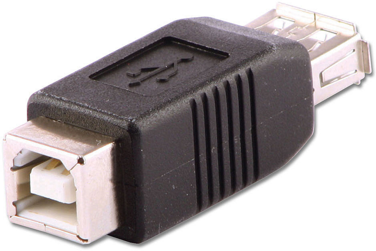 Кабел/адаптер LINDY LNY-71228 :: USB 2.0 преходник, Type A към B, F-Fна ниска цена с бърза доставка - BestPC.BG