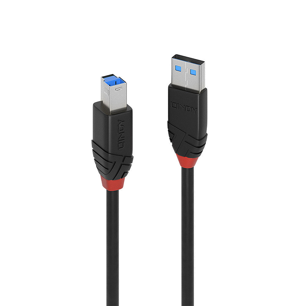 LINDY LNY-43227 :: USB 3.0 A-B активен кабел, slim, 10.0 мна ниска цена с бърза доставка - BestPC.BG