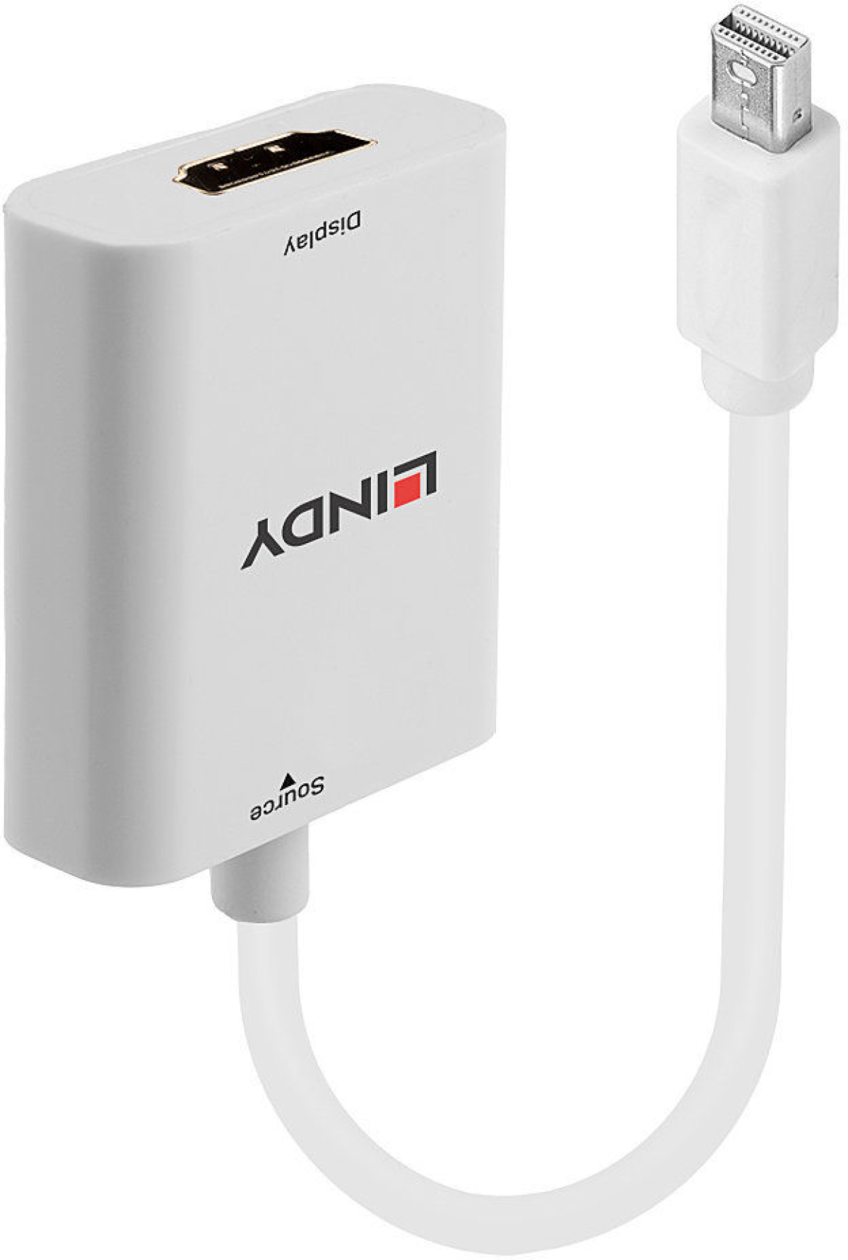 LINDY LNY-41069 :: Mini DisplayPort 1.2 към HDMI 4K 60Hz активен конверторна ниска цена с бърза доставка - BestPC.BG