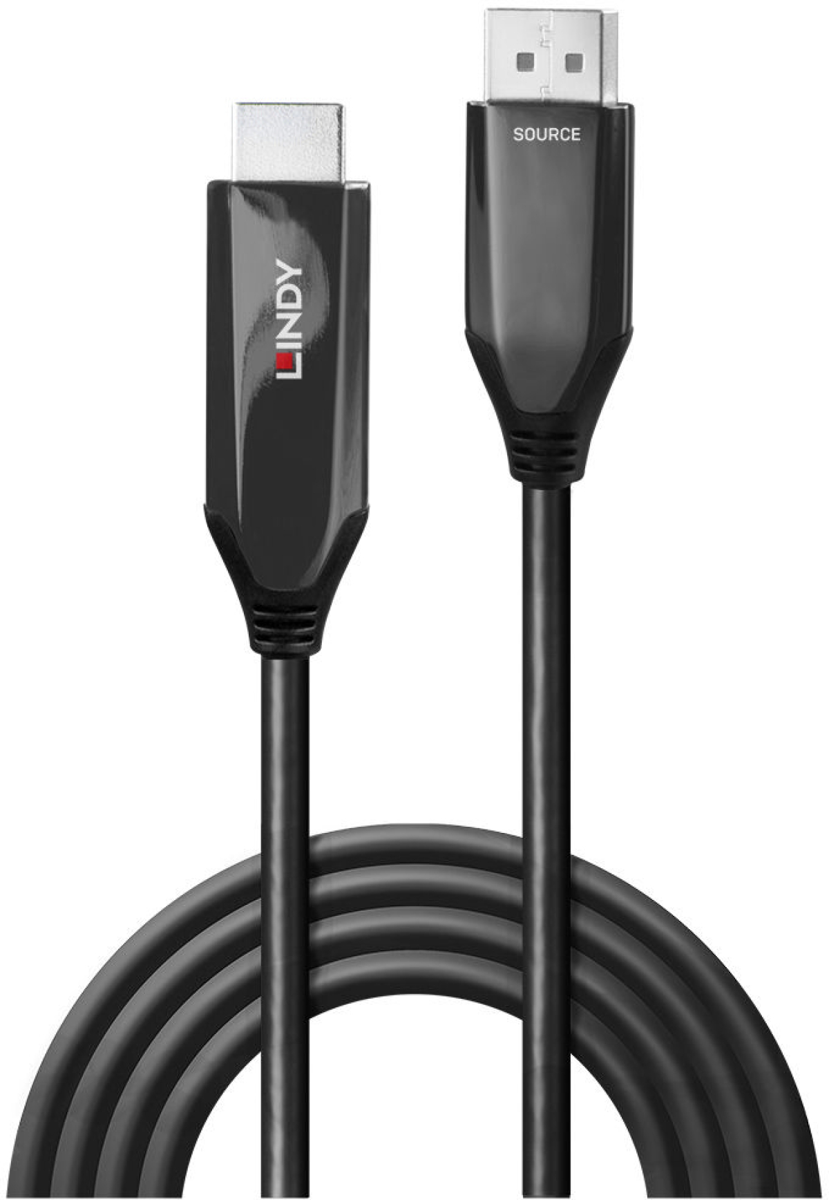 LINDY LNY-40931 :: DisplayPort към HDMI 4K120Hz кабел, активен, черен, 2.0 мна ниска цена с бърза доставка - BestPC.BG