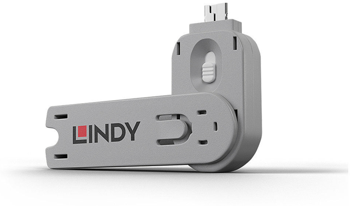 LINDY LNY-40624 :: USB порт блокер, бялна ниска цена с бърза доставка - BestPC.BG