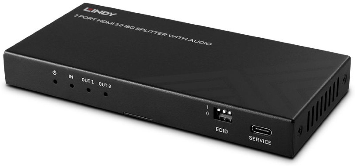 LINDY LNY-38534 :: 2-портов HDMI 8K60 сплитер с Audio & Downscalingна ниска цена с бърза доставка - BestPC.BG