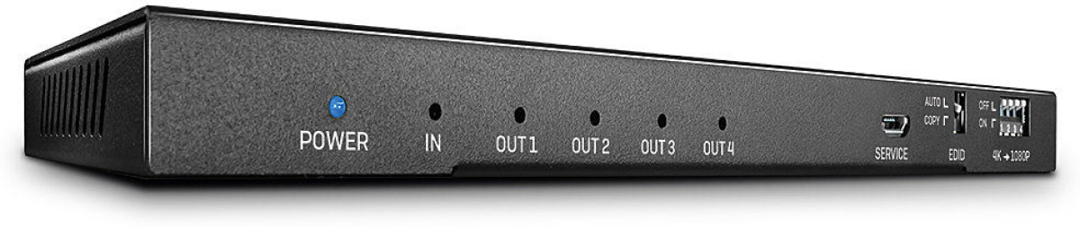 LINDY LNY-38231 :: 4-портов HDMI 18G сплитер с Audio & Downscalingна ниска цена с бърза доставка - BestPC.BG