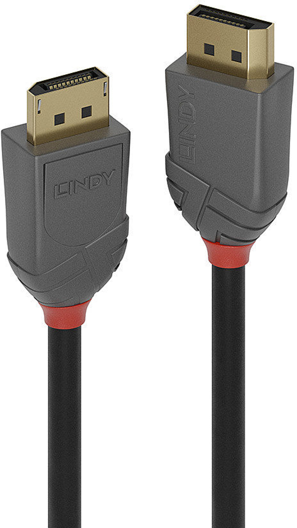 LINDY LNY-36486 :: DisplayPort 1.2 кабел, Anthra Line, M-M, черен, 10.0 мна ниска цена с бърза доставка - BestPC.BG