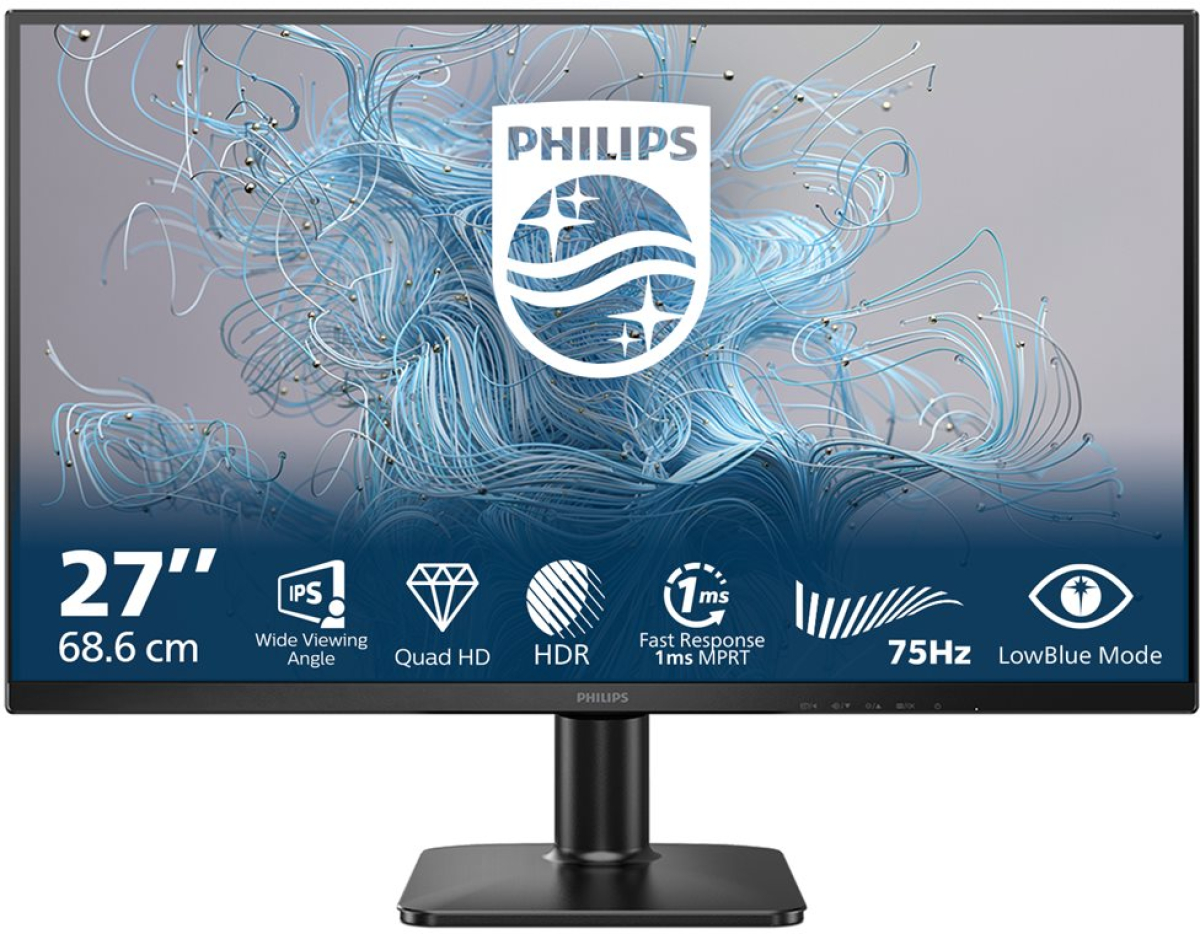 Монитор PHILIPS 27E2N1500L-00 27inch 2560x1440 HDMI DPна ниска цена с бърза доставка - BestPC.BG