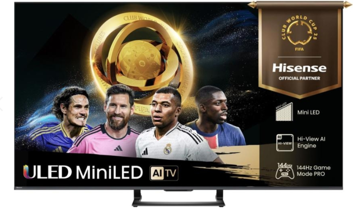 Телевизор Hisense 65"U7Q, 4K Ultra HD 3840x2160, ULED, FALD, Quantum Dot, 144Hz, IPS, HDR 10+, HLG, Dolby Vision IQна ниска цена с бърза доставка - BestPC.BG