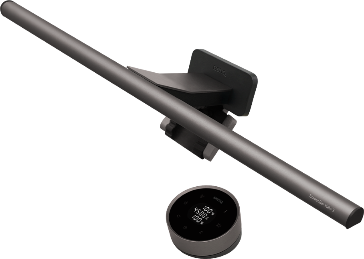 Продукт Лампа за четене за монитор BenQ ScreenBar Halo 2 - Чернона ниска цена с бърза доставка - BestPC.BG