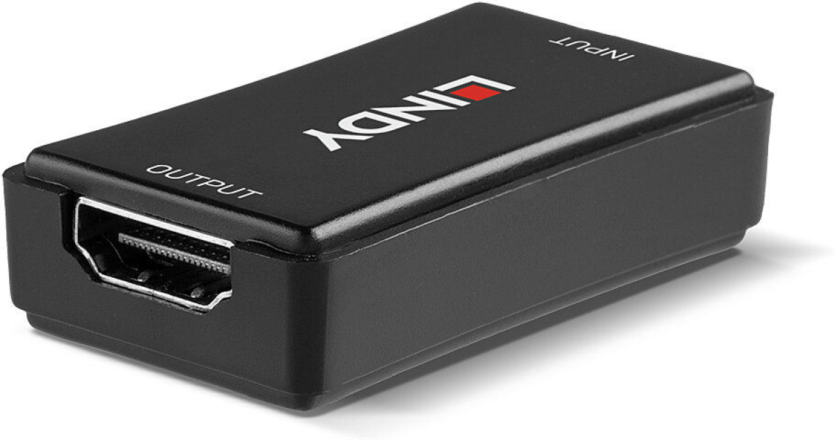 Кабел/адаптер LINDY LNY-38211 :: HDMI 4K60 повторителна ниска цена с бърза доставка - BestPC.BG