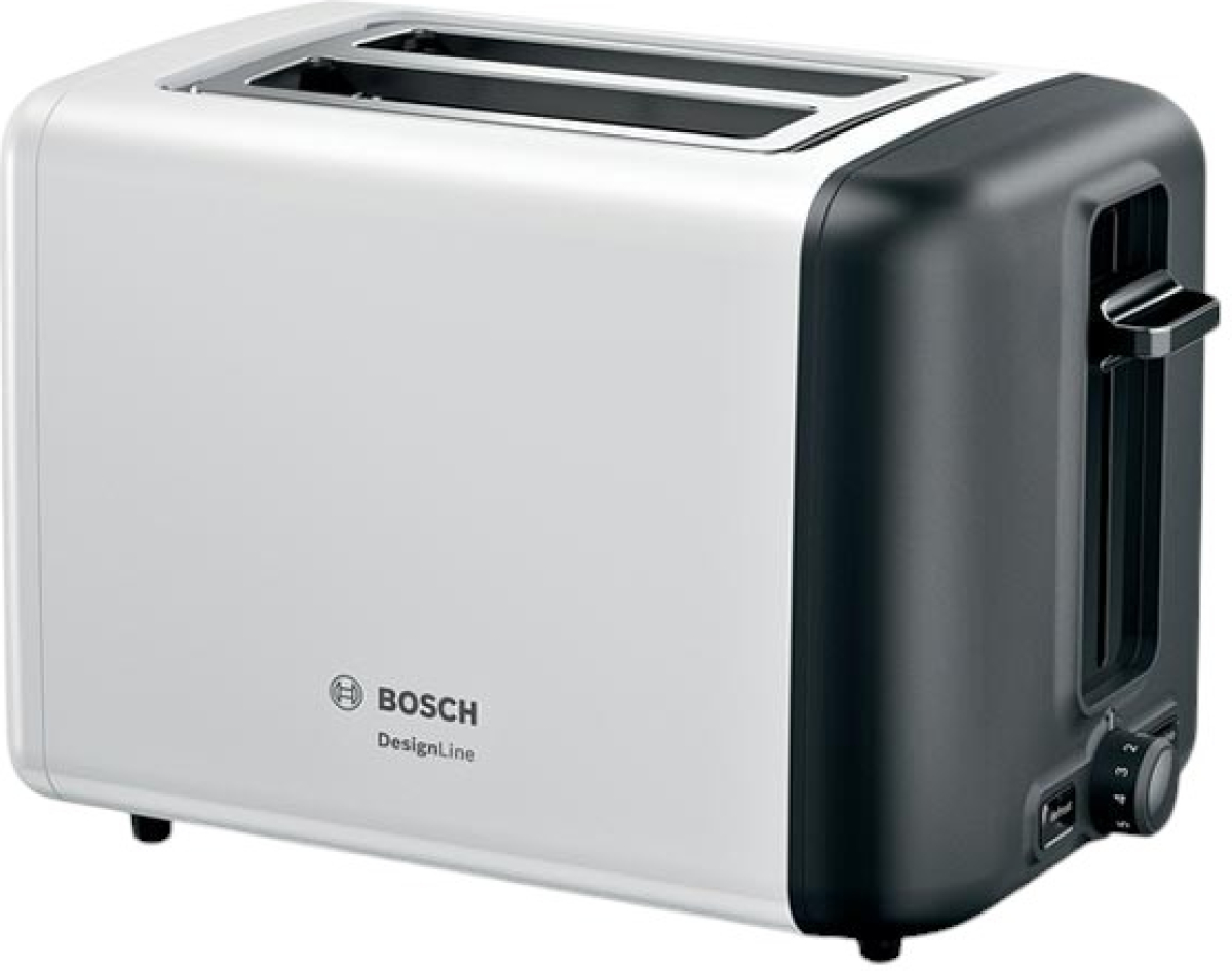 Bosch Тостер DesignLine TAT3P421, бялна ниска цена с бърза доставка - BestPC.BG