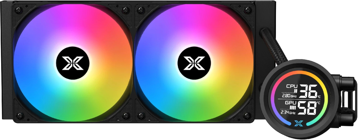 Xigmatek водно охлаждане Water Cooling LK 240 Digital - LED Display, A-RGBна ниска цена с бърза доставка - BestPC.BG