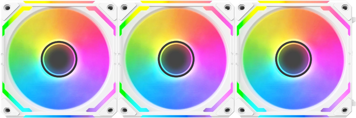 Xigmatek Комплект вентилатори Fan Pack 3-in-1 3x120mm - Starlink Ultra Arctic - Infinity Mirror, A-RGBна ниска цена с бърза доставка - BestPC.BG