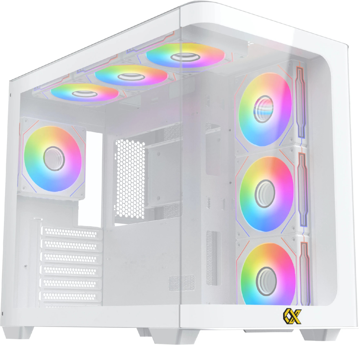 Xigmatek кутия Case EATX - Pano Arctic - 7 ARGB Fansна ниска цена с бърза доставка - BestPC.BG