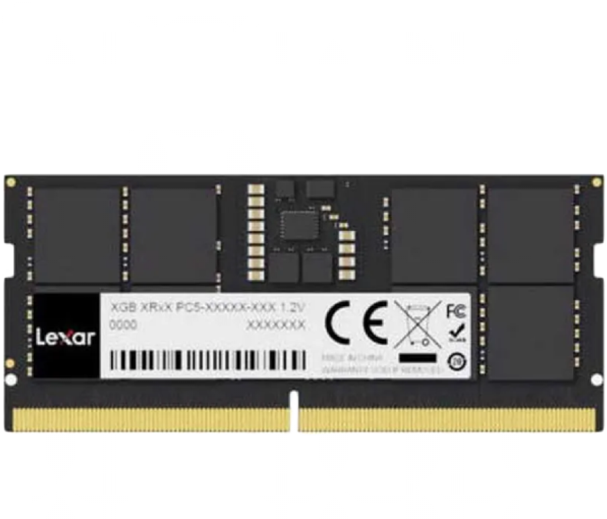 Памет Lexar DDR5 16GB 262 PIN So-DIMM 5600Mbps, CL46, 1.1V- BLISTER Packageна ниска цена с бърза доставка - BestPC.BG