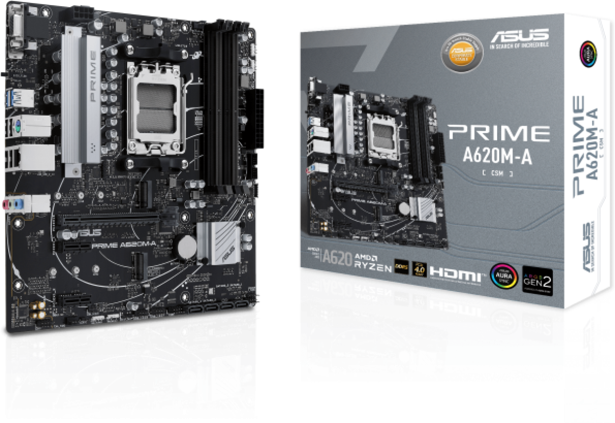 Дънна платка ASUS PRIME A620M-A-CSMна ниска цена с бърза доставка - BestPC.BG