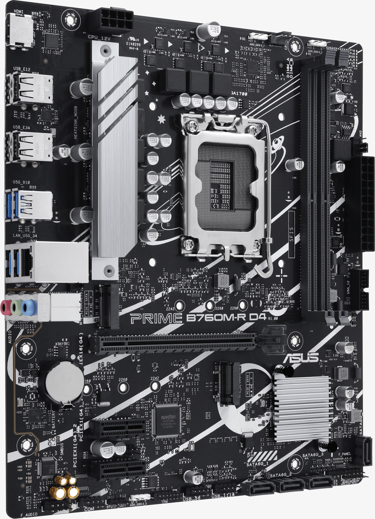 Дънна платка ASUS PRIME B760M-R D4на ниска цена с бърза доставка - BestPC.BG