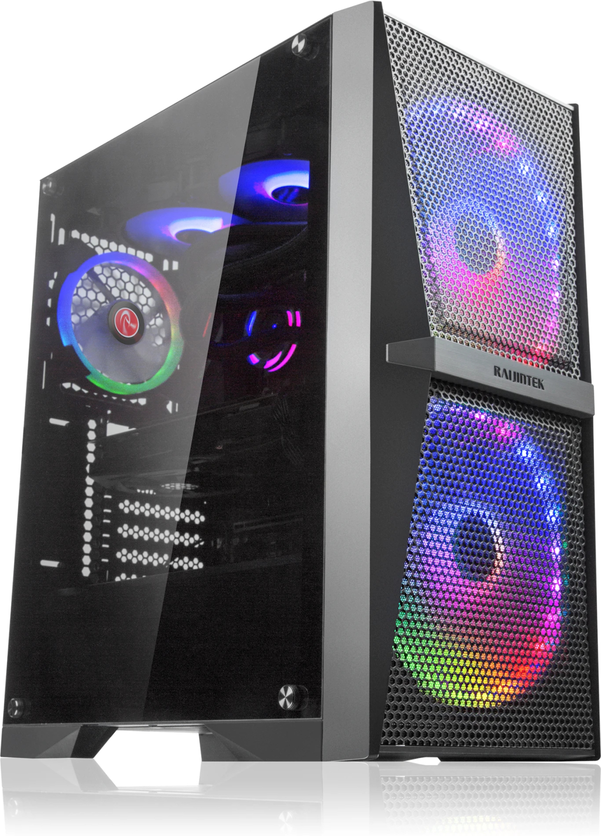 Raijintek кутия Case ATX - SILENOS MS PRO - 2 x 200 mm ARGB Fansна ниска цена с бърза доставка - BestPC.BG