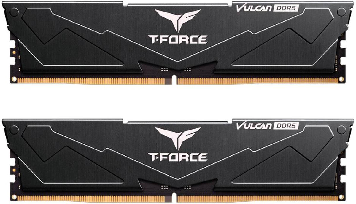 Памет Team Group T-Force Vulcan Black DDR5 32GB (2x16GB) 6000MHz CL30на ниска цена с бърза доставка - BestPC.BG