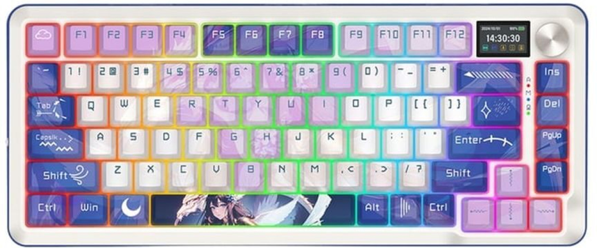 Геймърска Bluetooth и безжична механична геймърска клавиатура Redragon Flekact Pro K708AK-на ниска цена с бърза доставка - BestPC.BG