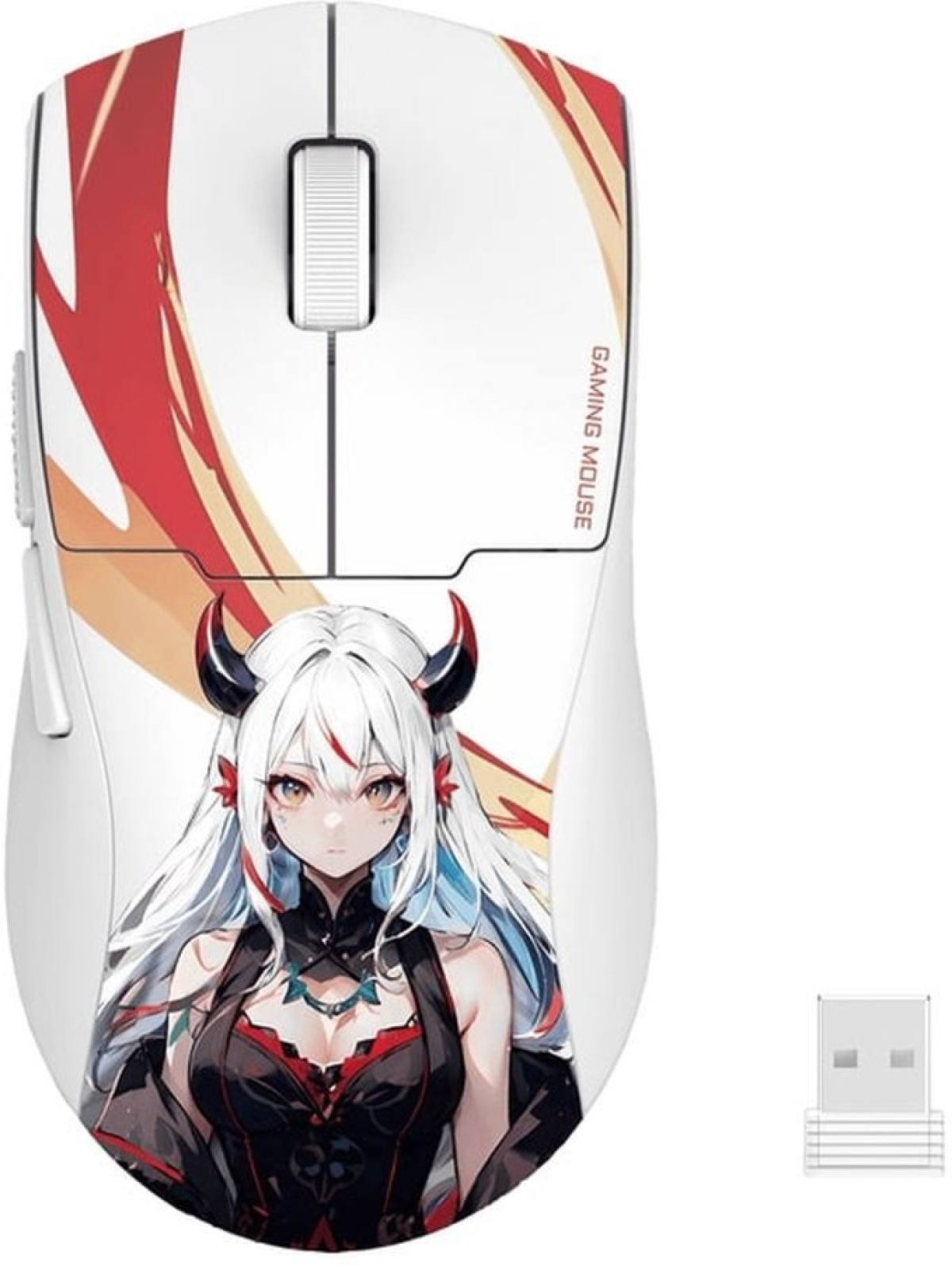 Безжична Bluetooth и кабелна геймърска мишка Redragon K1ng Max Anime M918AKG-PRO - бялана ниска цена с бърза доставка - BestPC.BG