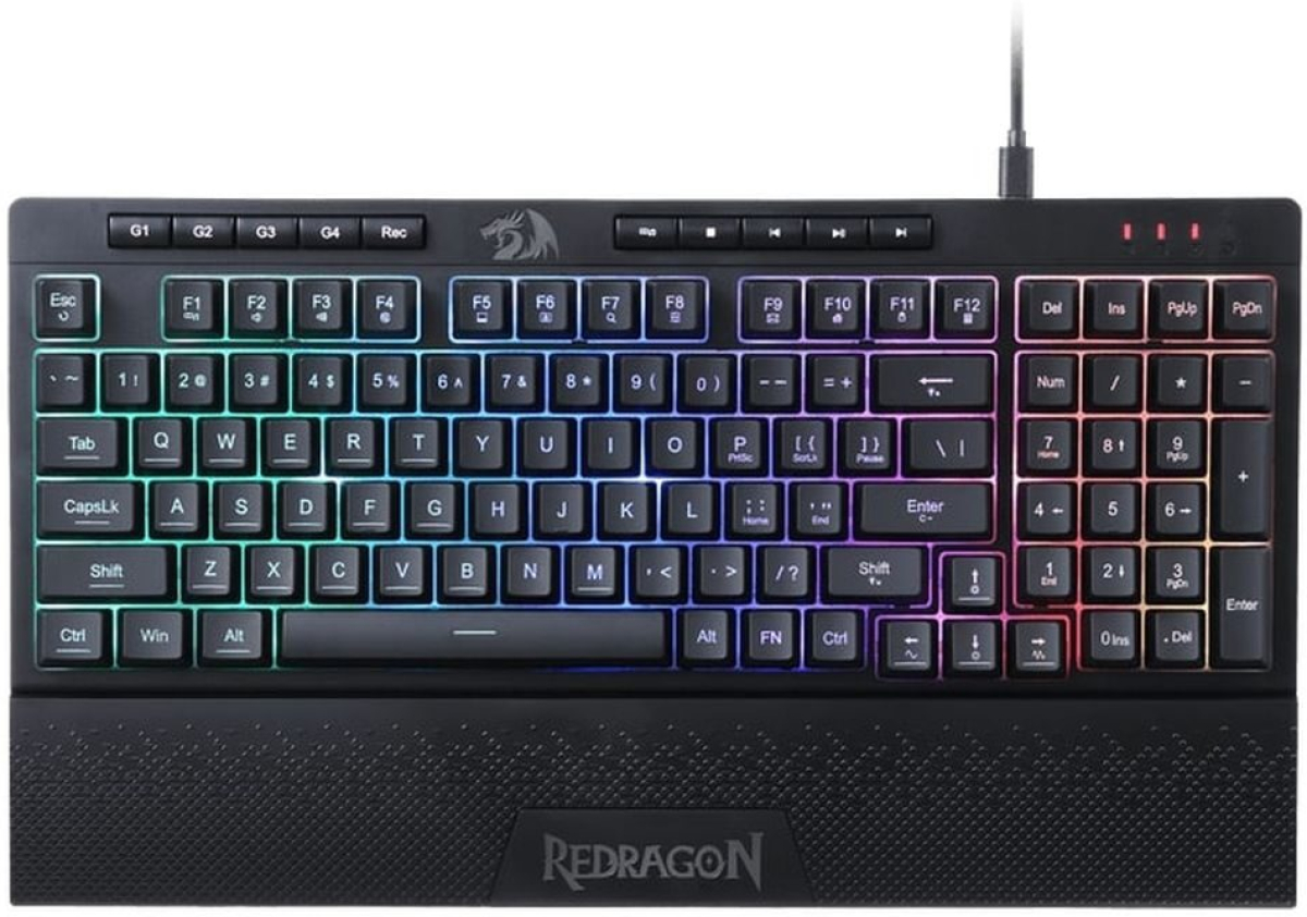 Геймърска клавиатура Redragon Shiva K515-RGB с RGB подсветка - чернана ниска цена с бърза доставка - BestPC.BG