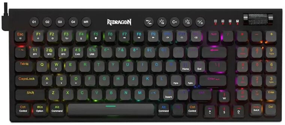 Геймърска механична клавиатура Redragon Sion K653-RGB RGB осветление red switches - чернана ниска цена с бърза доставка - BestPC.BG