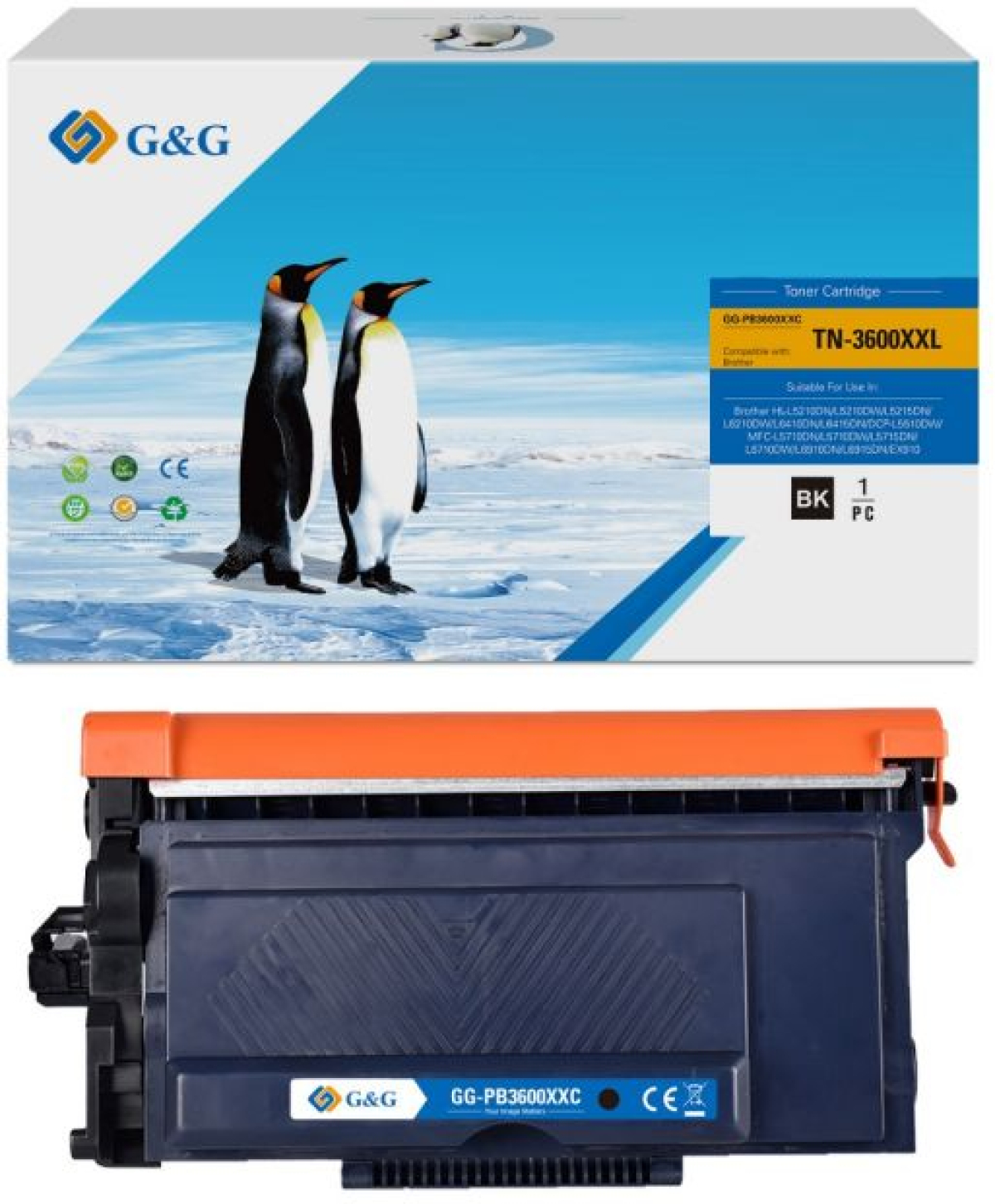 Тонер за лазерен принтер КАСЕТА ЗА BROTHER DCP L5510DW/HL L6210DW/HL L5210DW/HL L5210DN/MFC L5710DW/MFC L5710DNна ниска цена с бърза доставка - BestPC.BG