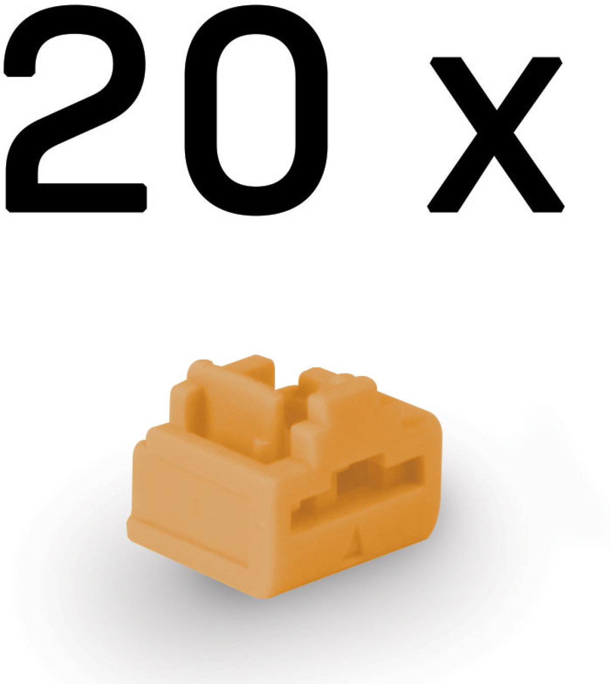 LINDY LNY-47898 :: RJ-45 порт блокер, 20 блокера, оранжевина ниска цена с бърза доставка - BestPC.BG