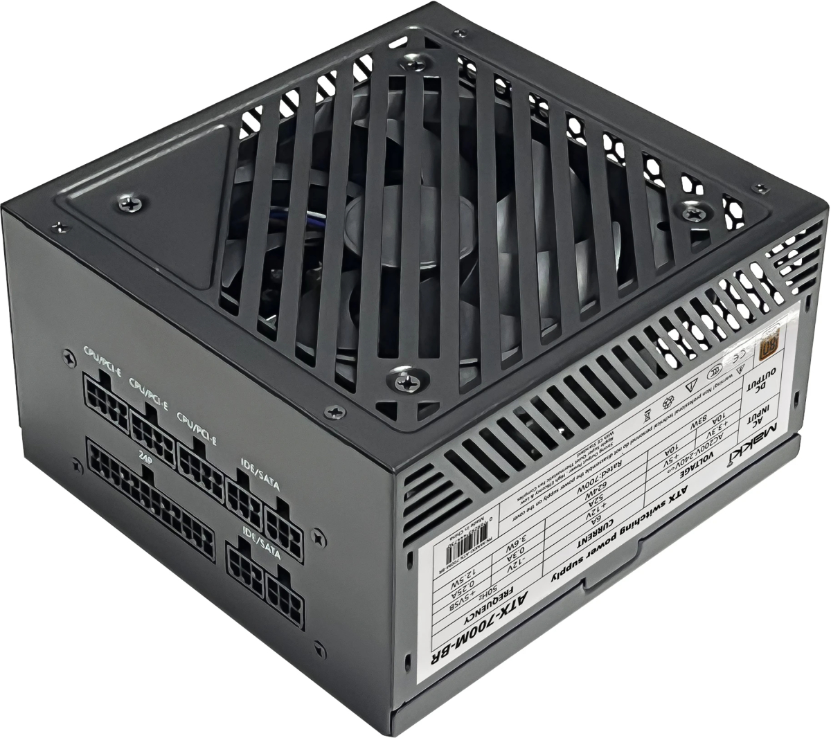 Захранване Makki захранване PSU 700W Bronze, Full Modular - MAKKI-ATX-700M-BRна ниска цена с бърза доставка - BestPC.BG