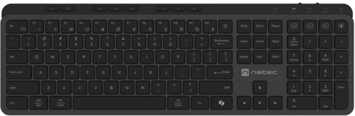 Клавиатура Natec wireless bluetooth keyboard Medusa Wireless X-Scissors slimна ниска цена с бърза доставка - BestPC.BG