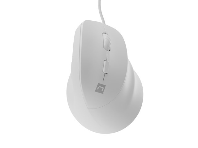 Мишка Natec Vertical Mouse Crake 2 Pro 12800DPI Optical Whiteна ниска цена с бърза доставка - BestPC.BG