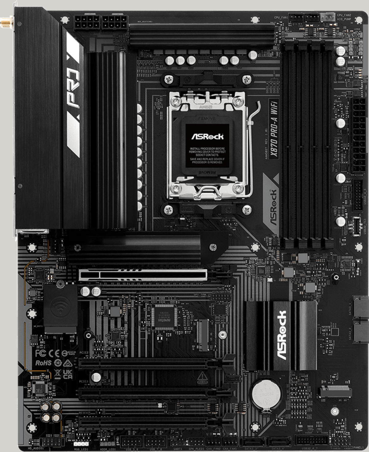 ASROCK X870 PRO-A WIFI -AM5на ниска цена с бърза доставка - BestPC.BG