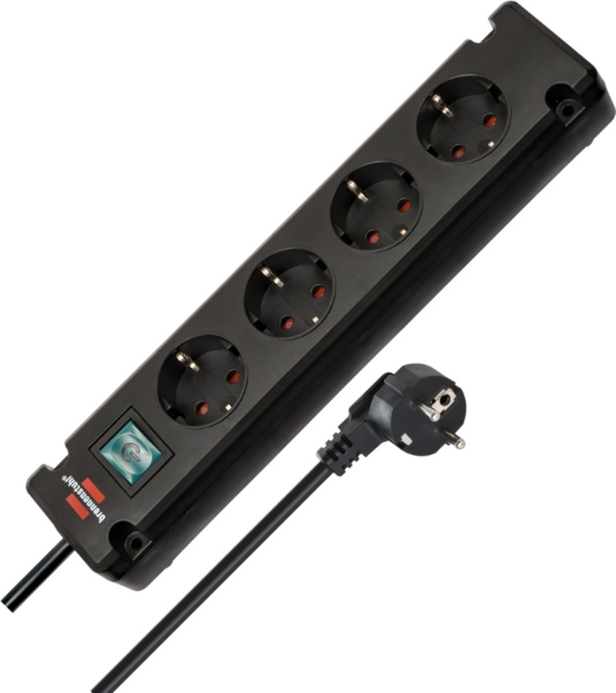 Контакт Разклонител 4x 2P+E стенен монтаж с ключ и кабел 1.5m Черен - Brennenstuhl Bremounta BS1150650114на ниска цена с бърза доставка - BestPC.BG