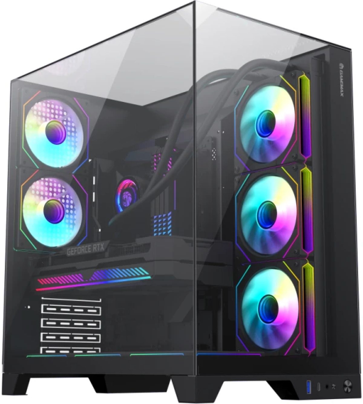 Gamemax кутия Case ATX - Infinity Plus Blackна ниска цена с бърза доставка - BestPC.BG