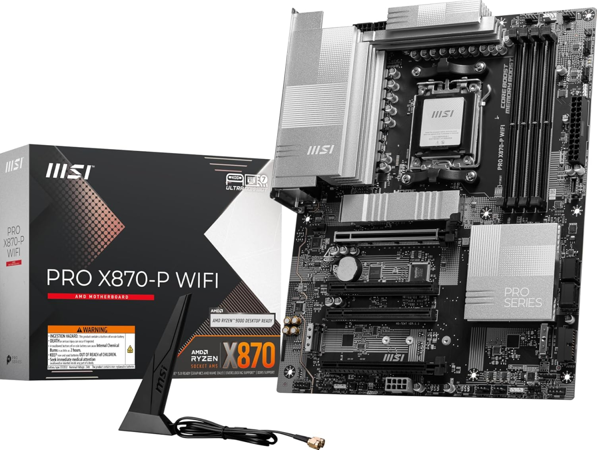 Дънна платка MSI PRO X870-P WIFIна ниска цена с бърза доставка - BestPC.BG