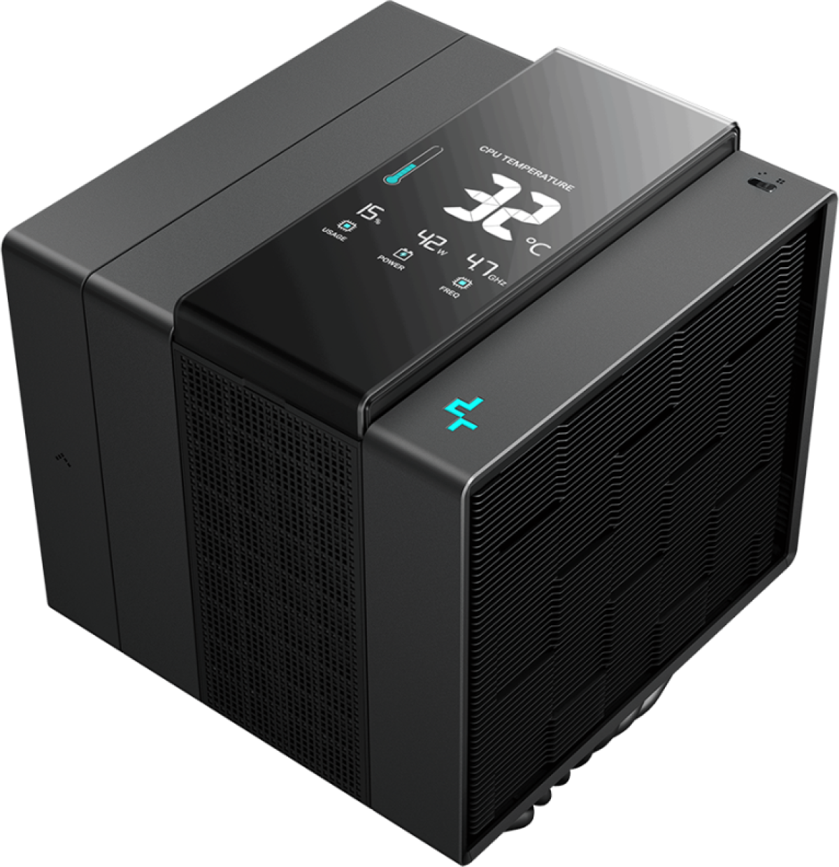 Охладител за процесор DeepCool ASSASSIN IV VC VISION, CPU Air Cooler, 1x120mm + 1x140mm FDB Fans, Fan Speed Switch, Digital Displayна ниска цена с бърза доставка - BestPC.BG