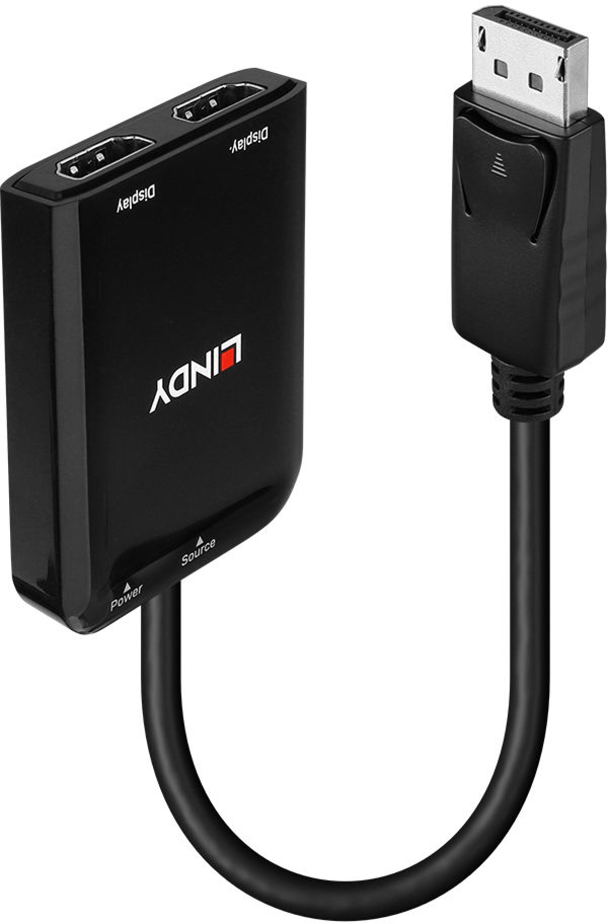 Кабел/адаптер LINDY LNY-38433 :: 2-портов DisplayPort към HDMI MST хъбна ниска цена с бърза доставка - BestPC.BG