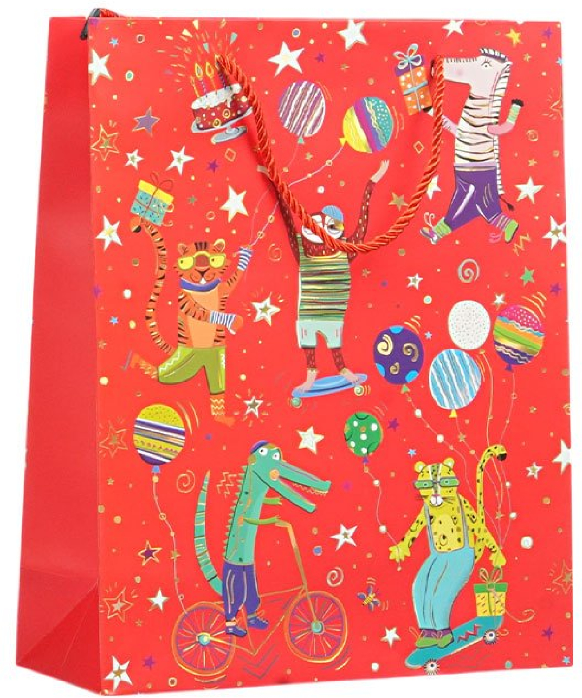 Подаръчна торбичка, детска 26 х 32 х 10 cm, червенана ниска цена с бърза доставка - BestPC.BG