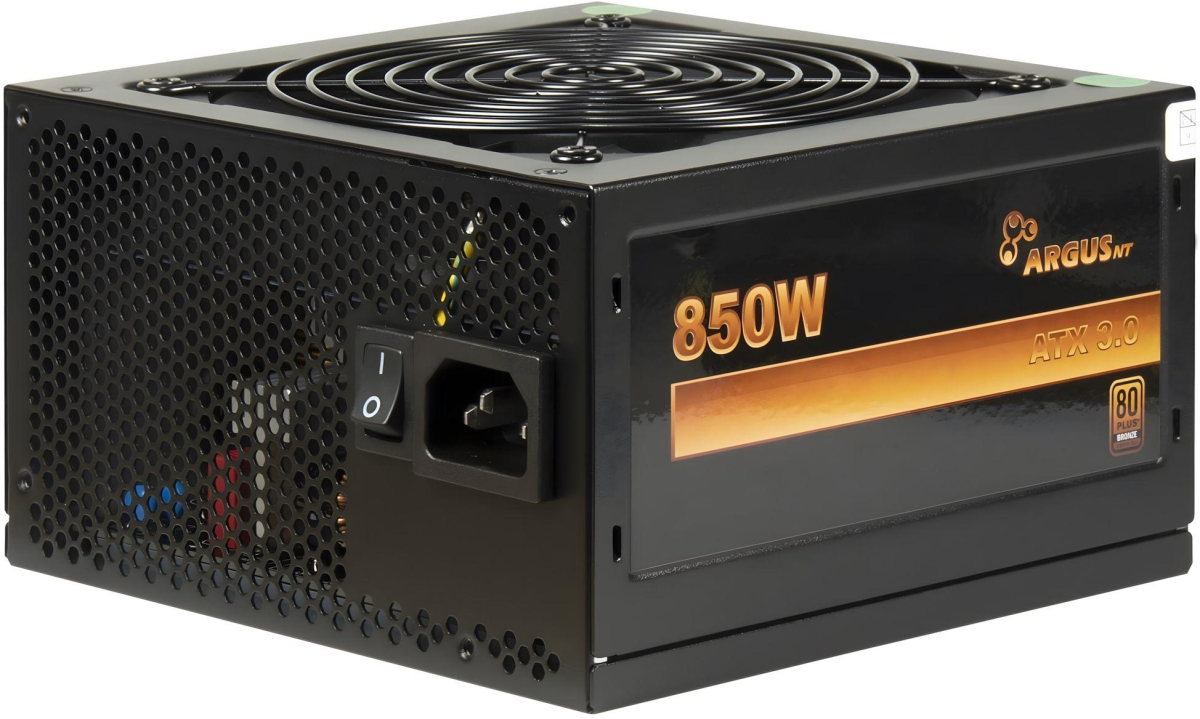 Захранващ блок Inter Tech Argus BPS-850 850W 80+ Bronze ATX 3.0на ниска цена с бърза доставка - BestPC.BG
