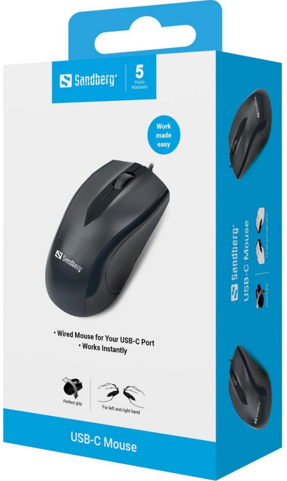 МИШКА SANDBERG - Black - PN 631-04на ниска цена с бърза доставка - BestPC.BG