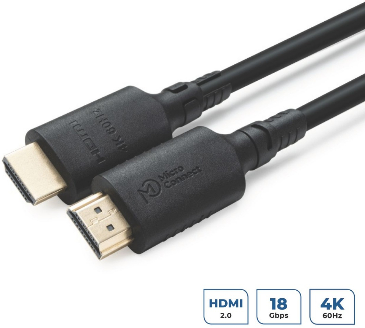 КАБЕЛ MICROCONNECT HDMI - 2m - Black - PN MC-HDM19192V2.0на ниска цена с бърза доставка - BestPC.BG