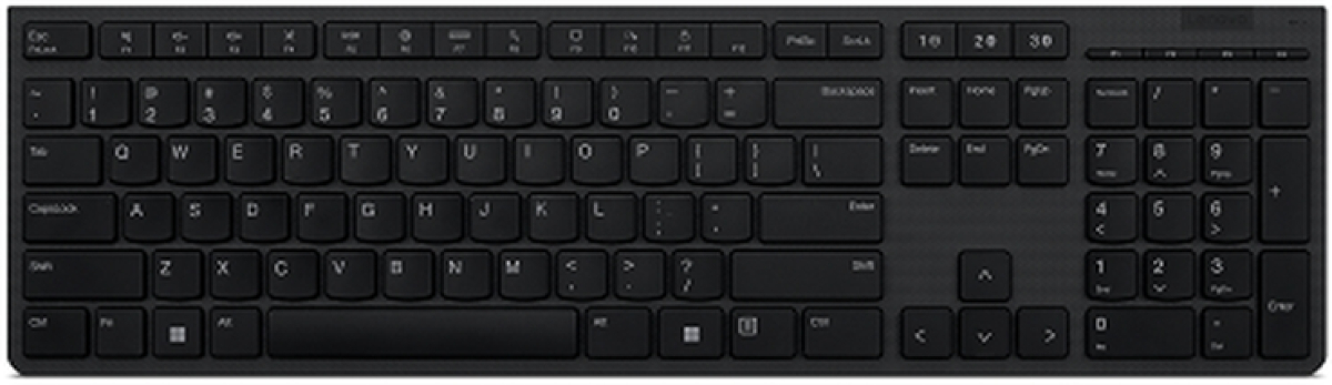Клавиатура Lenovo Professional Wireless Rechargeable Keyboard AI - Bulgarianна ниска цена с бърза доставка - BestPC.BG