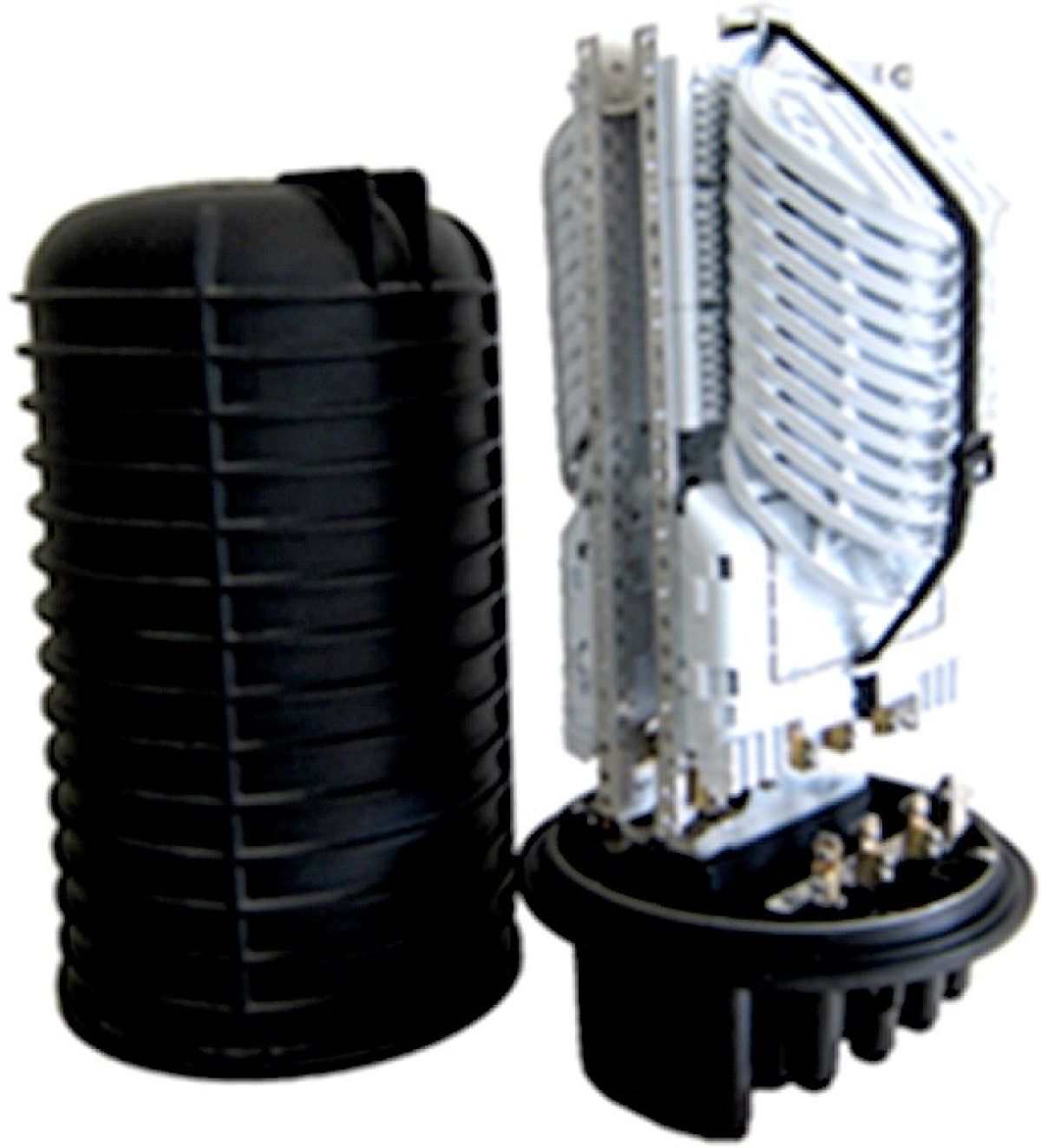 Оптична муфа за максимум 288 влакна с 1 овален и 16 кръгли порта, Conneuна ниска цена с бърза доставка - BestPC.BG