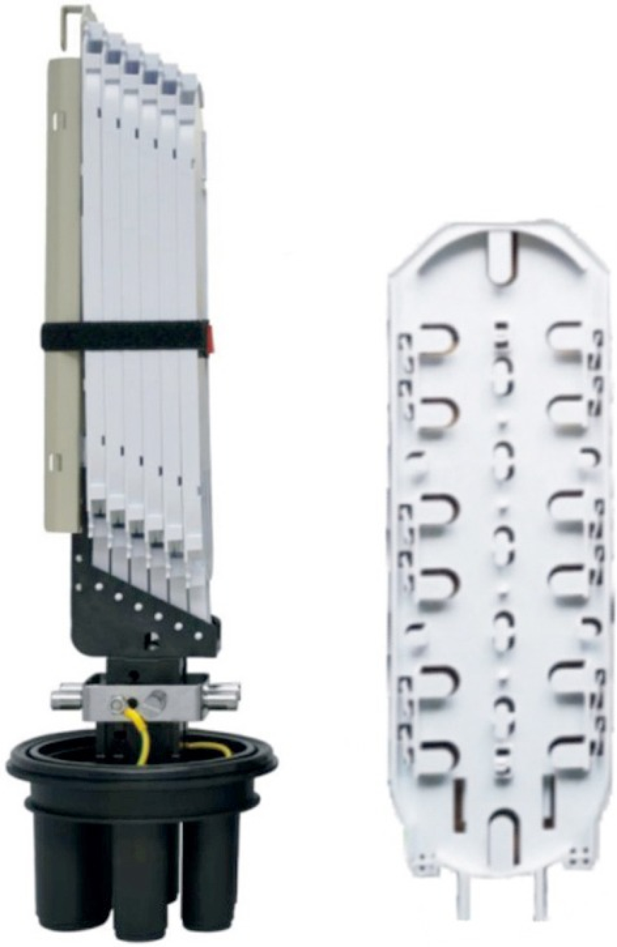 Оптична муфа за максимум 144 влакна с 1 овален и 4 кръгли порта, Conneuна ниска цена с бърза доставка - BestPC.BG