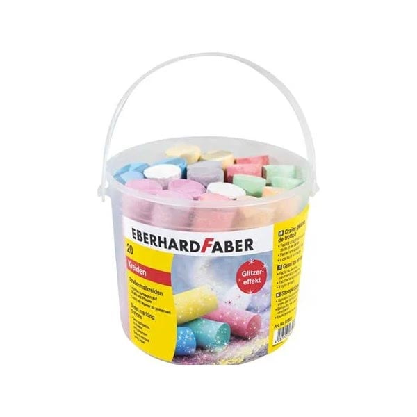 Eberhard Faber Тебешири, блестящи, 8 цвята, 20 брояна ниска цена с бърза доставка - BestPC.BG