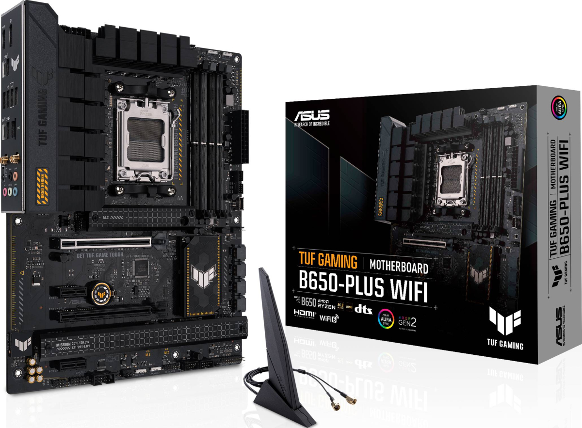 Дънна платка Asus TUF Gaming B650 Plus Wi-Fiна ниска цена с бърза доставка - BestPC.BG