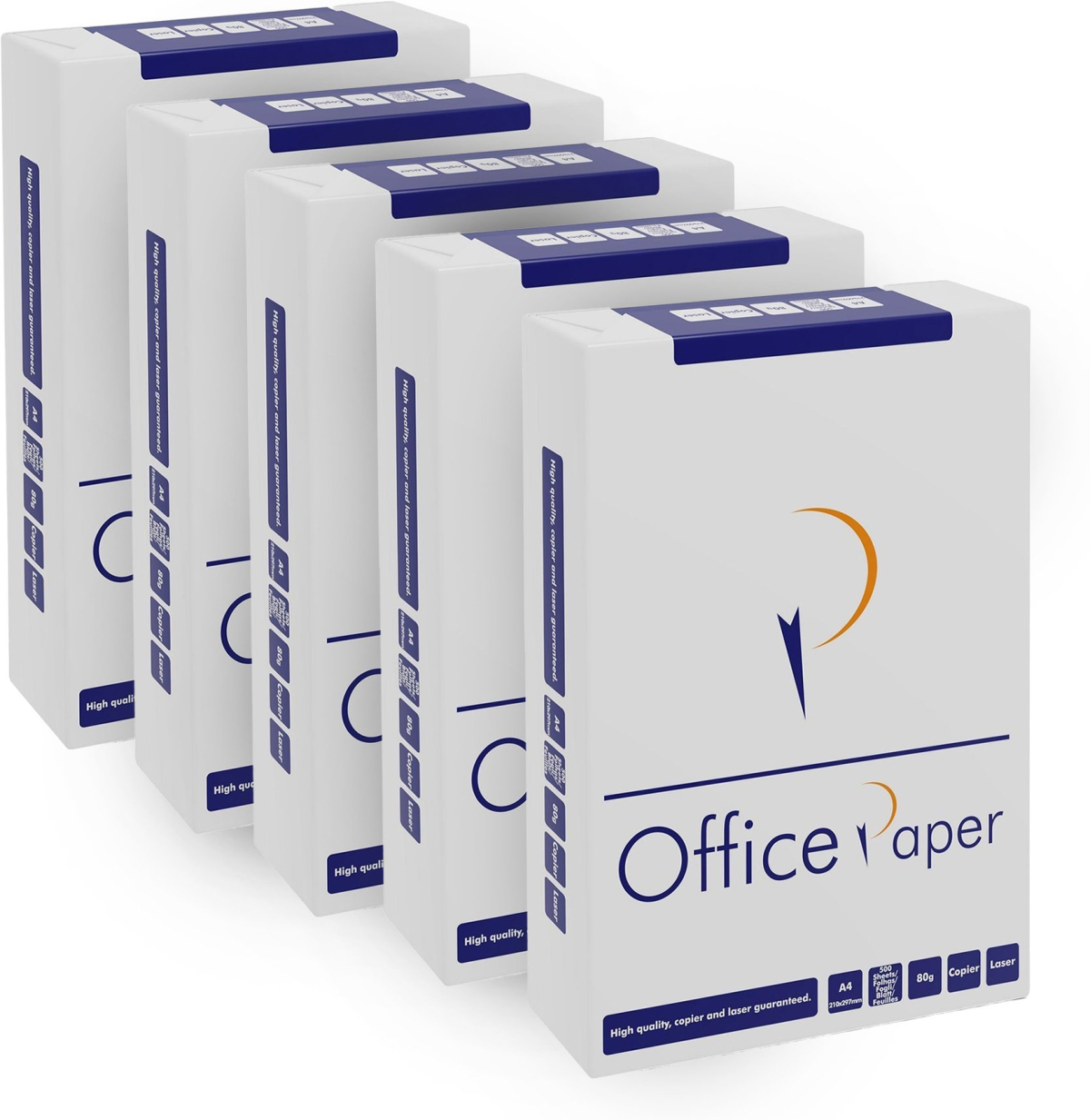 Хартия за принтер Копирна хартия Office Paper, A4, 80 g-m2, 500 листа, 5 пакетана ниска цена с бърза доставка - BestPC.BG