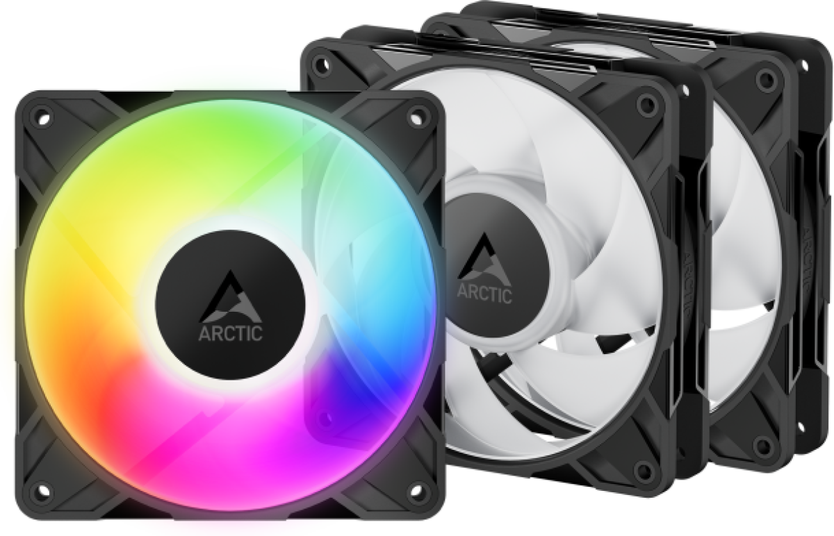 Комплект вентилатори ARCTIC P12 Pro A-RGB 120mm PWM 3-Packна ниска цена с бърза доставка - BestPC.BG